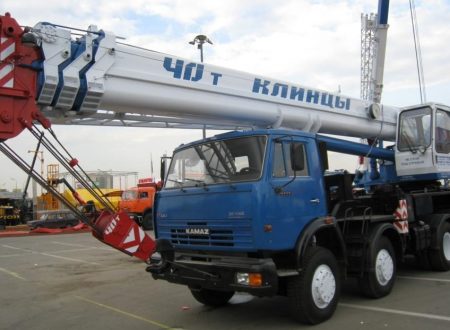 Аренда автокрана Ульяновец - 40 тонн