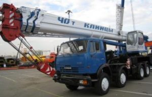 Аренда автокрана Ульяновец — 40 тонн по цене от 765 руб./час