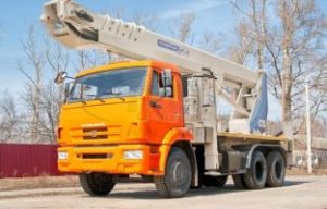 Аренда автовышки АГП-36 по цене от 850 руб./час