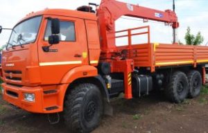 Аренда машины с манипулятором на базе КАМАЗ -65117 (вездеход) по цене от 850 руб./час