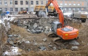 Демонтаж фундамента по цене от 1 615 руб./м³