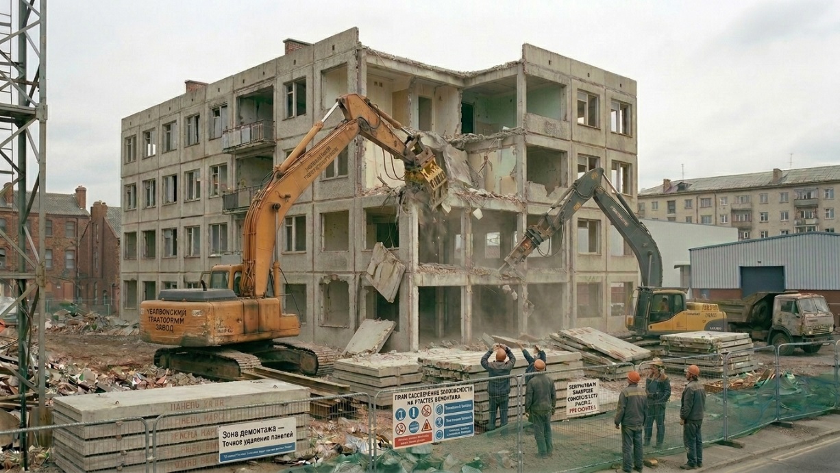 Демонтаж панельных зданий