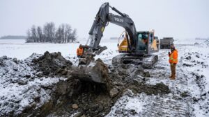 разработка грунта в зимний период