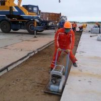 Строительство дорог из дорожных бетонных плит